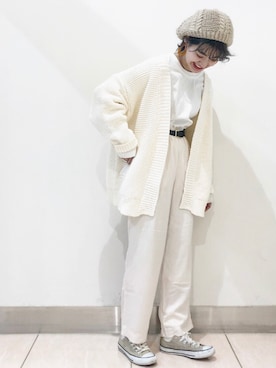 「GIVENCHY（ジバンシイ）のアイテム」を使った、AIKAさん（レディース・158cm）の冬コーディネート