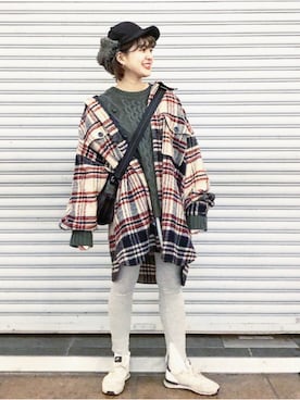 AIKAさん（レディース・158cm）の冬コーディネート