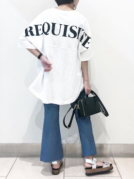 「JEANASIS（ジーナシス）のハコショルダーミニ/830977（ショルダーバッグ）」を使った、AIKAさん（レディース・158cm）の春コーディネート