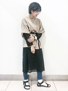 AIKAさん（レディース・158cm）の春コーディネート