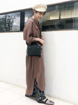 「JEANASIS（ジーナシス）のアイテム（バレエシューズ）」を使った、AIKAさん（レディース・158cm）の夏コーディネート