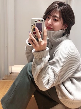 AIKAさん（レディース・158cm）の冬コーディネート