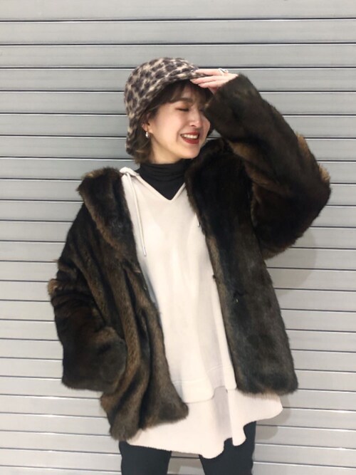 AIKAさんの「レイヤードBIGフーディー/861749（JEANASIS）」を使ったコーディネート