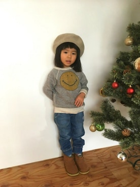 fukumorihiromiさん（キッズ・100cm）の秋コーディネート