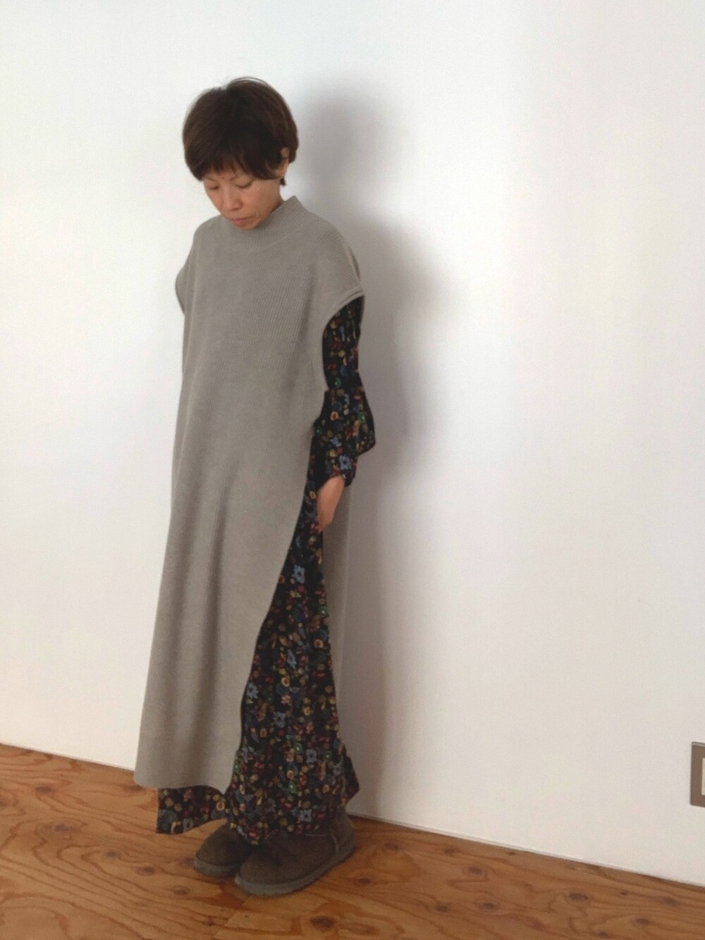 ユナイテッドアローズ リバティ シャツワンピース 2WAY BEAUTY&YOUTH UNITED ARROWS（ビューティーアンドユース