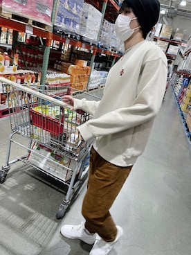 柳原光希さん（メンズ・176cm）の冬コーディネート