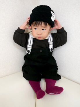 KAI☺︎KAIさん（キッズ・80cm）の冬コーディネート