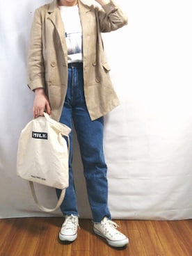 shiratama。さん(レディース・154cm)の春コーディネート