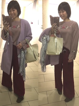 kahi さん（レディース・166cm）の冬コーディネート