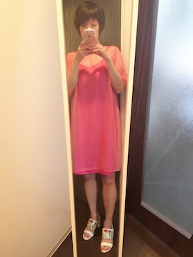 Rose Bud ローズバッド の インナー付きシースルーワンピース その他トップス Wear