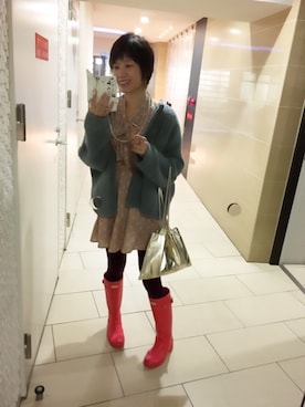 「Freesia（フリージア）のアイテム（ワンピース/ドレス）」を使った、kahi さん（レディース・166cm）の春コーディネート