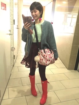 「スナイデル」｜「アイテム（その他）」を使った、kahi さん（レディース・166cm）の冬コーディネート