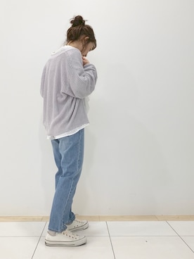 「レイヤードstyle」｜atsuko▼△さん（レディース・151cm）の冬コーディネート