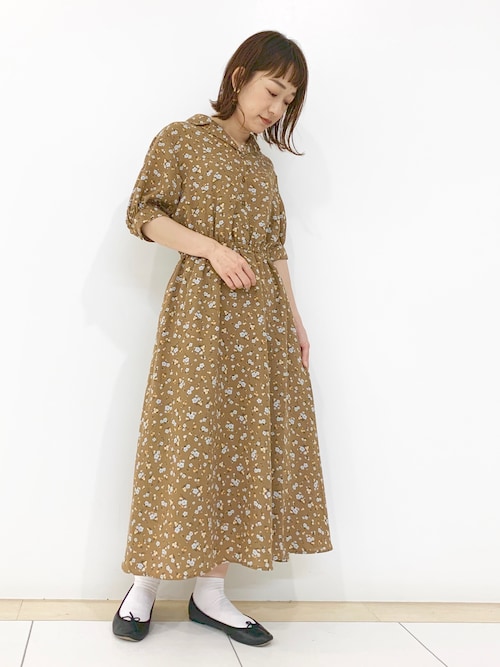 Atsuko Green Parks Earth Music Ecologyのワンピースを使ったコーディネート Wear Atsuko Green Parks Earth Music Ecologyのワンピースを使ったコーディネート Wear