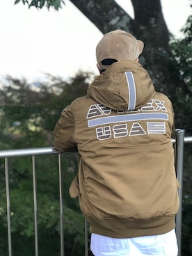 「ストリート服が好き」｜「アイテム（その他アウター）」を使った、MITACHIさん（メンズ・160cm）の秋コーディネート