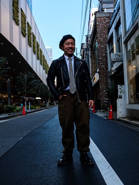 MITACHIさん（メンズ・160cm）の冬コーディネート