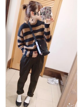 ﾁｮﾋﾞ✩さん（レディース・153cm）の冬コーディネート