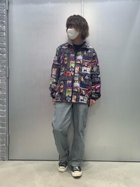 「ロックコーデ」｜「アイテム（ナイロンジャケット）」を使った、shuriさん（メンズ・167cm）の夏コーディネート