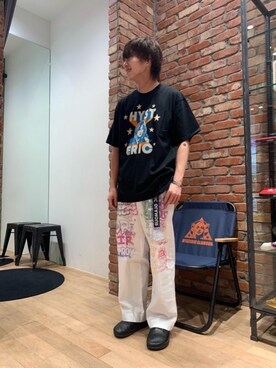 HYSTERIC GLAMOURラゾーナ川崎プラザ店｜shuri使用「HYSTERIC GLAMOUR（DOPE FAIR テーパードパンツ）」的時尚穿搭