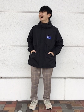 「coenスタッフスタイリング」｜「アイテム（マウンテンパーカー）」を使った、キクさん（メンズ・169cm）の冬コーディネート