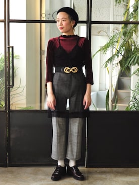 森山保奈美さんのコーディネート