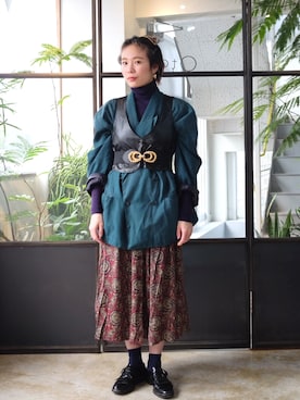 森山保奈美さんのコーディネート