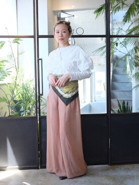 森山保奈美さんのコーディネート