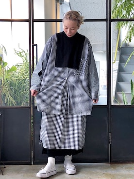 森山保奈美さんのコーディネート