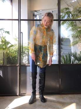 森山保奈美さんのコーディネート