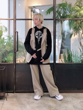 森山保奈美さんのコーディネート