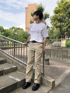「ADER error（アーダーエラー）のアイテム」を使った、jinさん（メンズ・178cm）の夏コーディネート