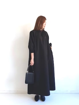 「Libra Cue（リブラ キュー）のアイテム（ワンピース）」を使った、Libra Cue_Chihiroさん（レディース・167cm）の夏コーディネート