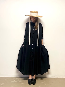 「Libra Cue（リブラ キュー）のアイテム（シューズ）」を使った、Libra Cue_Chihiroさん（レディース・167cm）の夏コーディネート