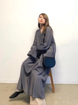 「Libra Cue（リブラ キュー）のアイテム（シューズ）」を使った、Libra Cue_Chihiroさん（レディース・167cm）の夏コーディネート