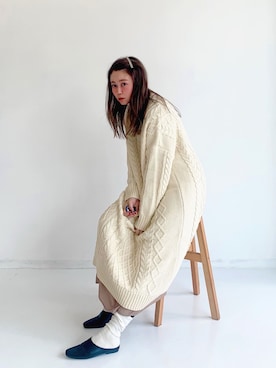 「Libra Cue（リブラ キュー）のアイテム（パンプス）」を使った、Libra Cue_Chihiroさん（レディース・167cm）の秋コーディネート