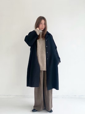 「Libra Cue（リブラ キュー）のアイテム（ジャケット/アウター）」を使った、Libra Cue_Chihiroさん（レディース・167cm）の秋コーディネート