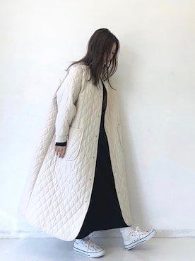 「Libra Cue（リブラ キュー）のアイテム（ジャケット/アウター）」を使った、Libra Cue_Chihiroさん（レディース・167cm）の秋コーディネート