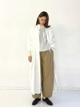 「Libra Cue（リブラ キュー）のアイテム（パンツ）」を使った、Libra Cue_Chihiroさん（レディース・167cm）の冬コーディネート