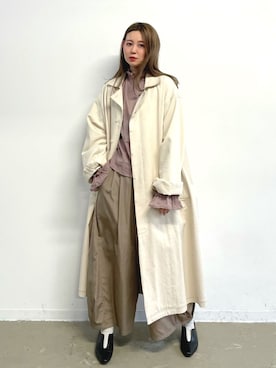 「Libra Cue（リブラ キュー）のアイテム（ジャケット/アウター）」を使った、Libra Cue_Chihiroさん（レディース・167cm）の冬コーディネート