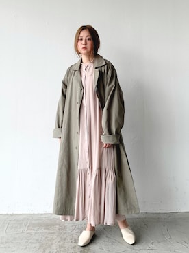 「Libra Cue（リブラ キュー）のアイテム（ジャケット/アウター）」を使った、Libra Cue_Chihiroさん（レディース・167cm）の春コーディネート