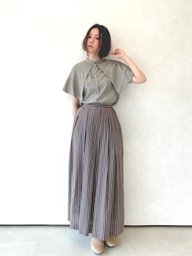 「Libra Cue（リブラ キュー）のアイテム（パンプス）」を使った、Libra Cue_Chihiroさん（レディース・167cm）の春コーディネート