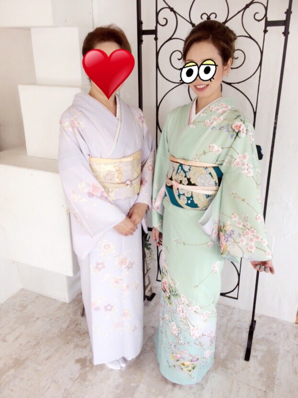 「七五三、お宮参り、着物コーデ、お祝い、入園式、入学式、春カラー」｜「和楽庵のアイテム（着物、グリーン系）」を使った、sayarktさん（レディース・161cm）の冬コーディネートの1枚目の写真
