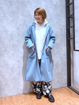 「PAGEBOY（ページボーイ）のアイテム（ダウンジャケット/コート）」を使った、kaeさん（レディース・162cm）の冬コーディネート