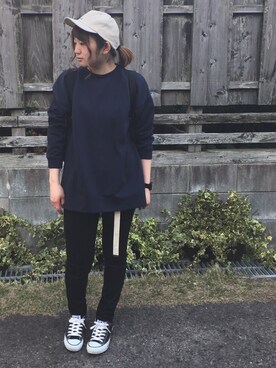 「Lee（リー）のアイテム（ファッション雑貨）」を使った、きょんすけさん（レディース・156cm）の春コーディネート