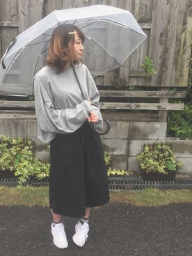 「niko and...（ニコアンド）のメンテンBIGBIG Ｔシャツ【niko and ...】（Tシャツ/カットソー）」を使った、きょんすけさん（レディース・156cm）の春コーディネート