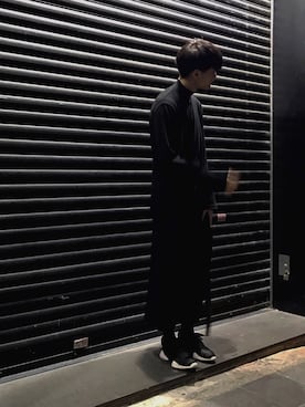 「RickOwens×adidas」｜「アイテム（財布/小物）」を使った、csyさん（メンズ・176cm）の春コーディネート