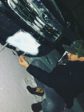 「BURTON（バートン）のアイテム（キャップ）」を使った、cta.35さん（メンズ・171cm）の冬コーディネート