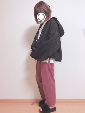「RETRO GIRL（レトロガール）のアイテム（マウンテンパーカー）」を使った、けちゃっぷ#相互さん（レディース・163cm）の秋コーディネート