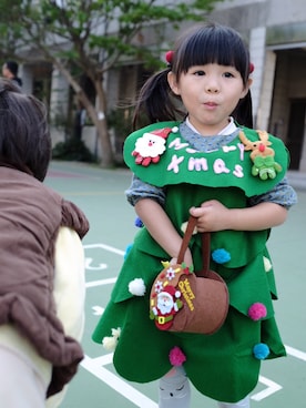 「NOのアイテム」を使った、Mollyさん（キッズ・90cm）の冬コーディネート