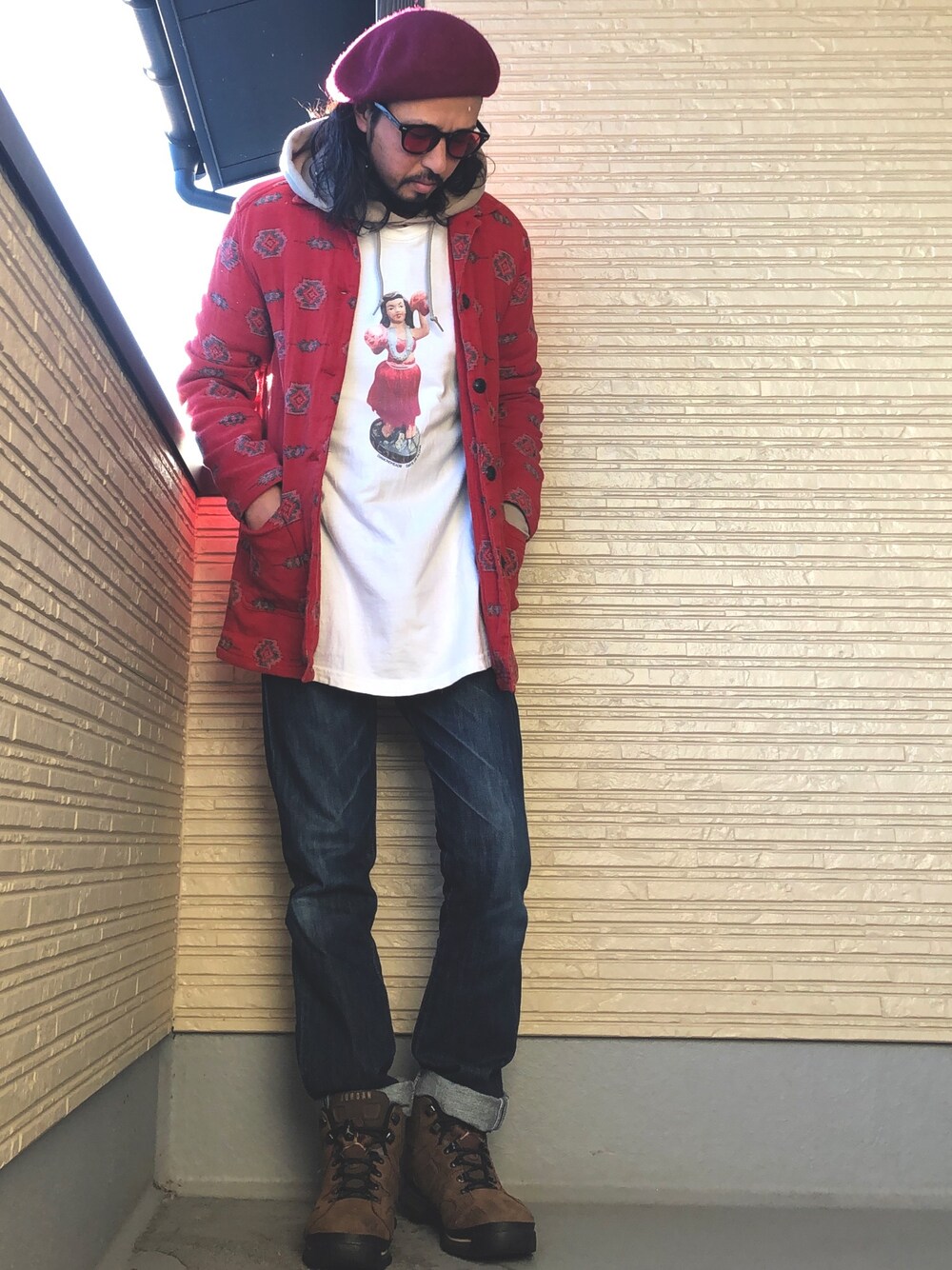 higerinseさんの「USED・VINTAGE "NATIVE INDIAN COTTON JACKET"（VINTAGE）」を使ったコーディネート